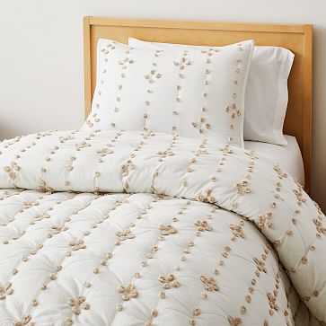 Candlewick Comforter, Twin/Twin XL, Natural - West Elm