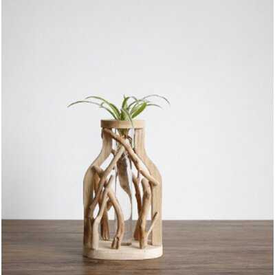 Wood Decor Vase - Wayfair
