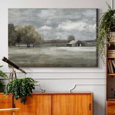 Country Quiet - Wrapped Canvas Painting Print - Wayfair