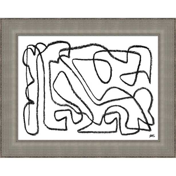Providence Art Thom Filicia Home 'Storied Lines 2' - Picture Frame Drawing Print on Paper - Perigold