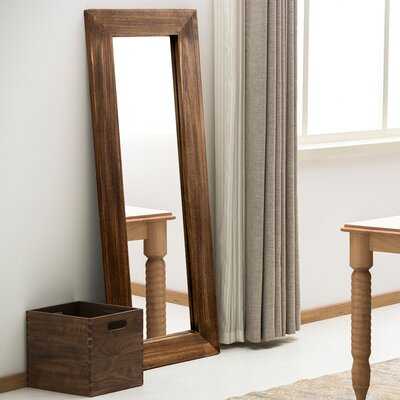 Rustic Wood Floor Mirror Full Length, 65X24" Lager Mirror Full Body Dressing Mirror For Living Room, Bedroom, Leaning Against Wall/Wall-Mounted Mirror" - Wayfair