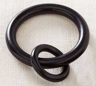 PB Standard Curtain Round Ring, Single, Large, Antique Bronze Finish - Pottery Barn