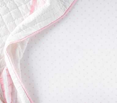 pottery barn chamois crib sheet