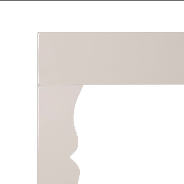 Beth French Leg Lacquer Stacking Console - Taupe - Safavieh - Image 4