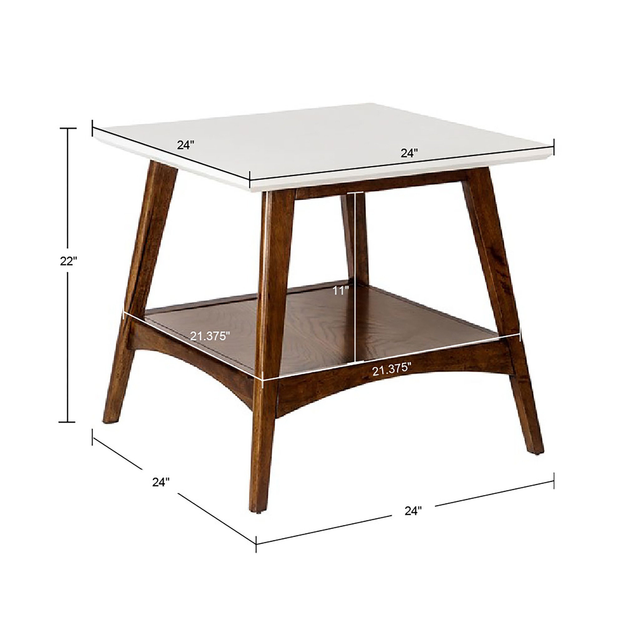 Parker End Table with storage - Image 3