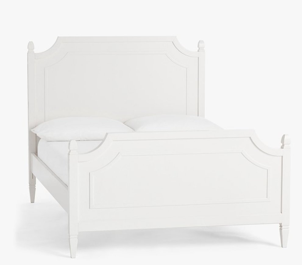 Ava Regency Queen Bed, Simply White - Image 0