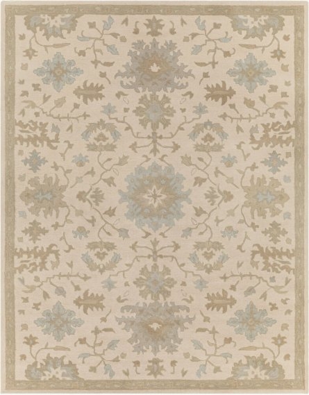 Caesar Beige Indoor 5' x 8' Handmade Rug - Image 0