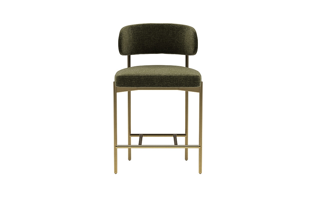 Hollis Metal Framed Upholstered Counter Stool - Image 0