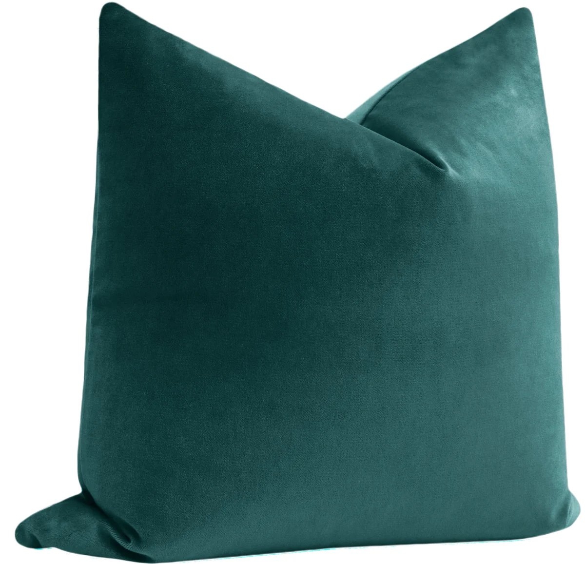 SOCIETY VELVET // PEACOCK - 20" X 20" / Knife Edge - Image 0