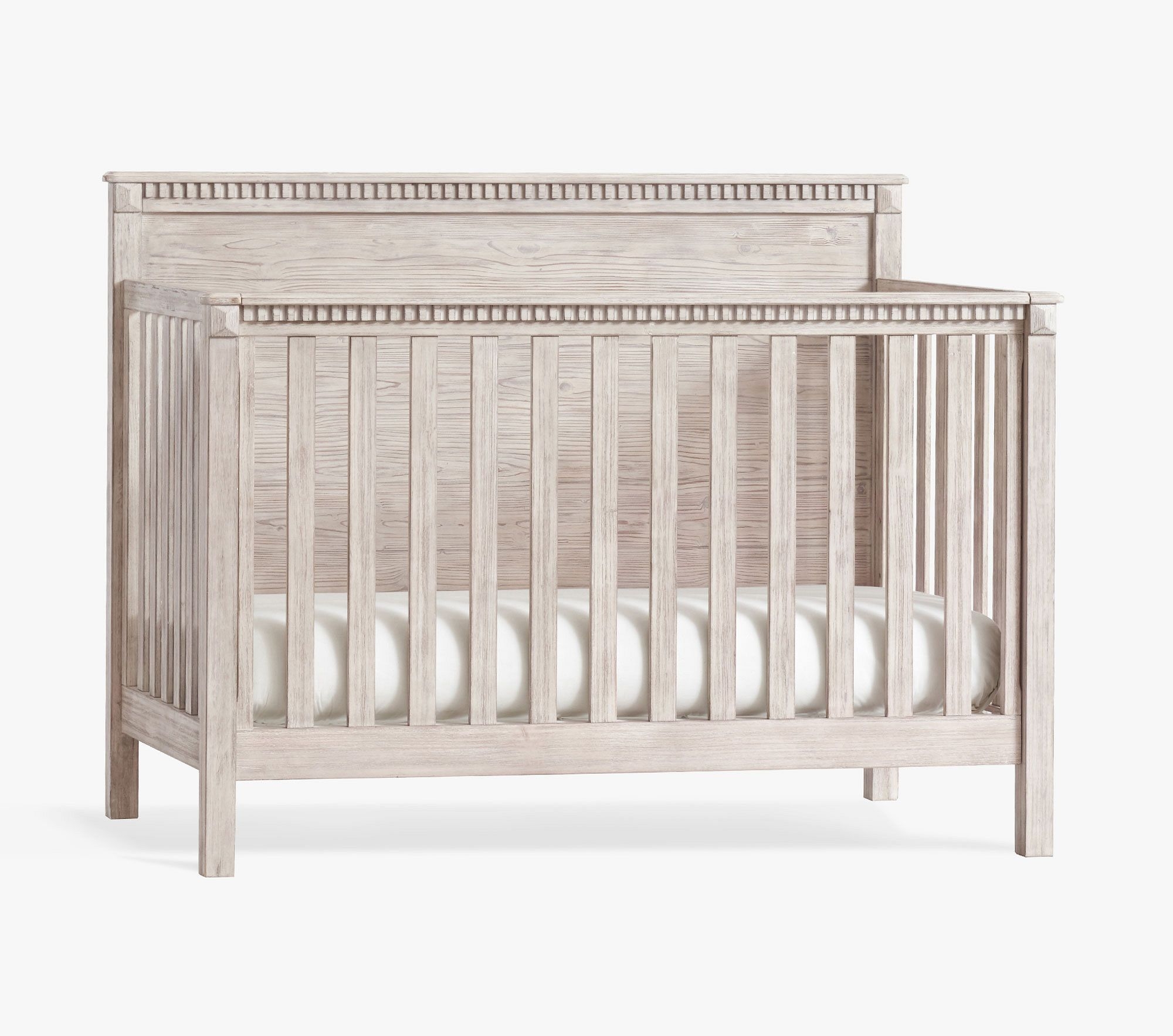 Rory 4-In-1 Convertible Crib, Weathered White - Image 0