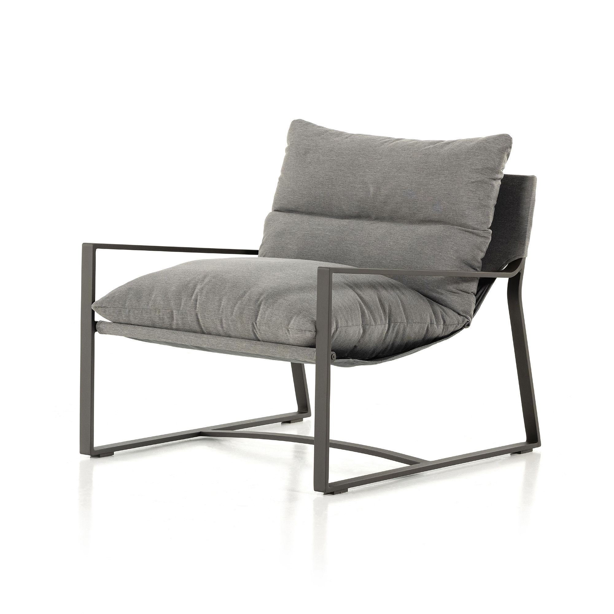 Avon Outdoor Sling Chair, Charcoal - Image 0