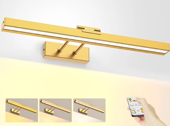 12.3'' Dimmable LED Wall Mount Picture Light with Remote - Image 0