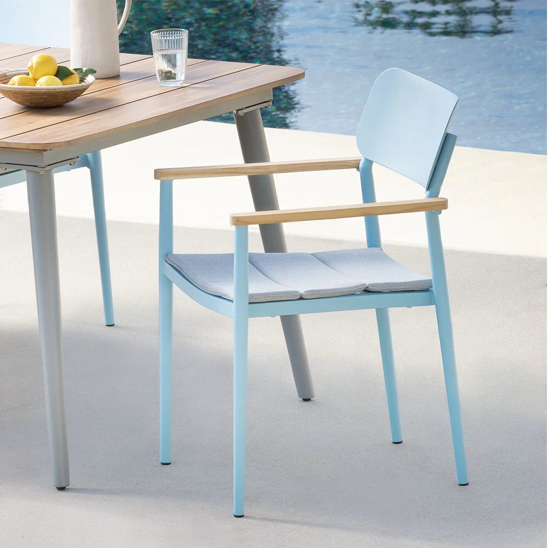 Elan Turquoise Dining Chair - Image 1