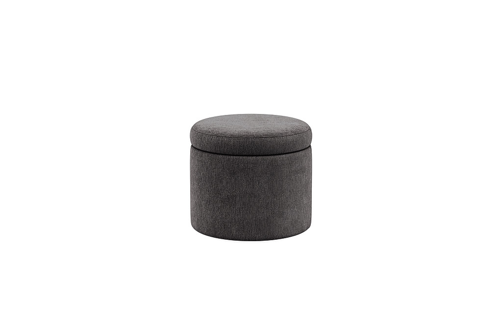 Colten Round Storage Stool Ottoman - Image 0