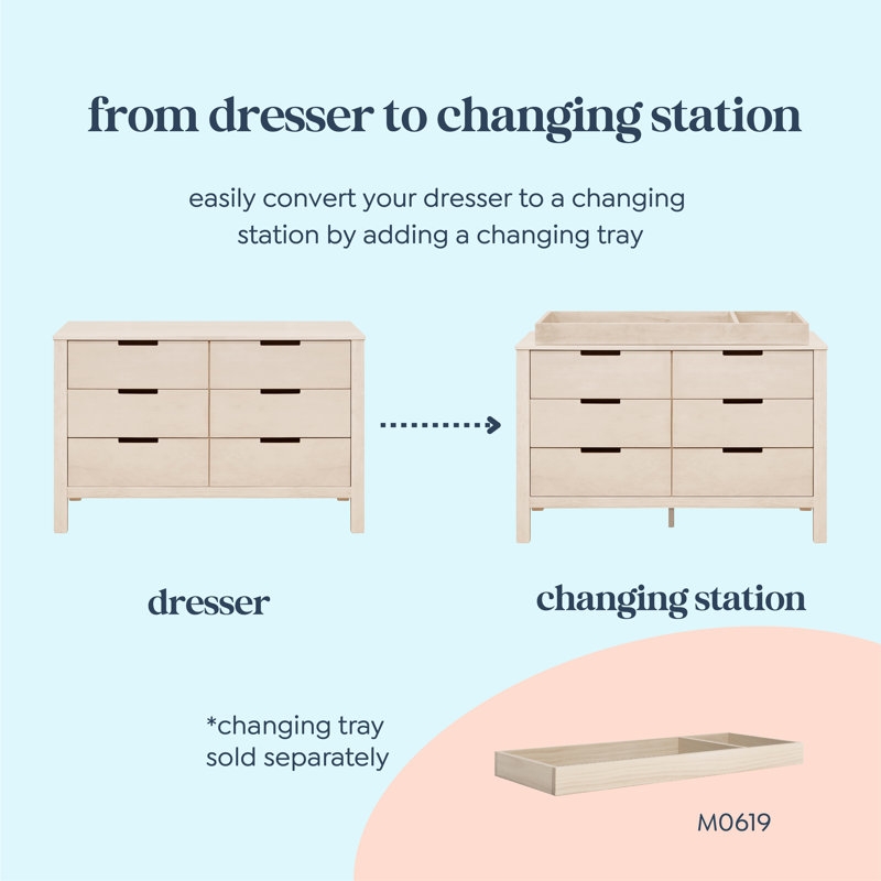 Colby 6 Drawer Double Dresser - Image 3