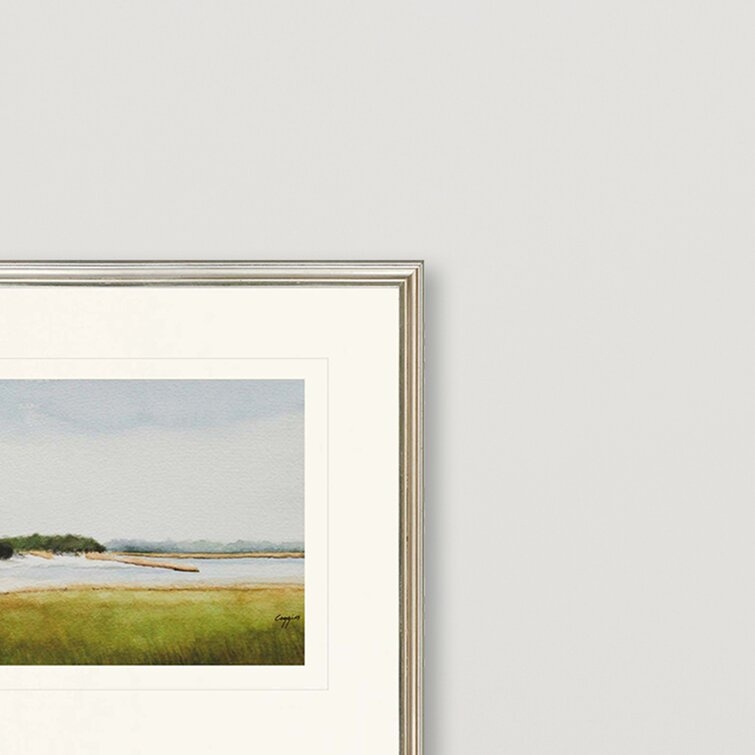 Fritz Marshlands II Framed On Paper 2 Pieces by Coggins Print - Image 2