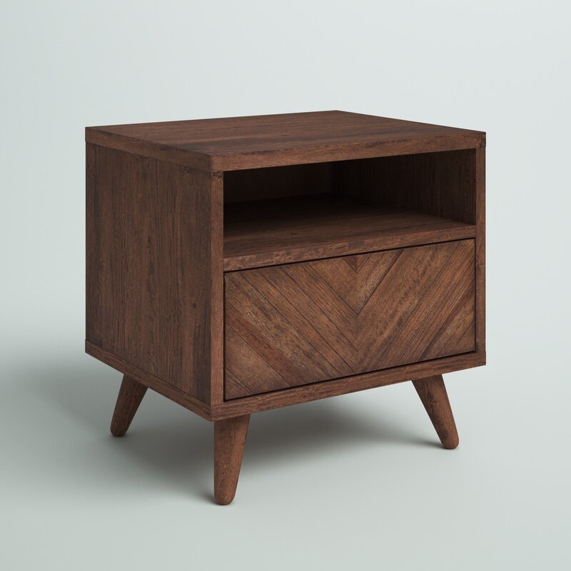 Cecere Solid + Manufactured Wood Nightstand - Image 2