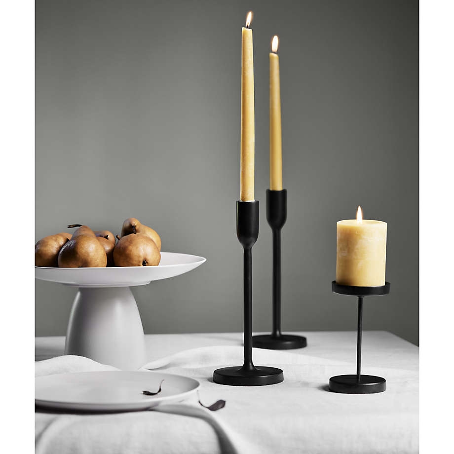 Megs Black Taper Candle Holders by Leanne Ford, Set of 2 - Image 4