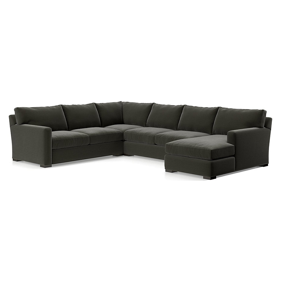 Axis 4-Piece U-Shaped Sectional Sofa with Right-Arm Storage Chaise - Image 0