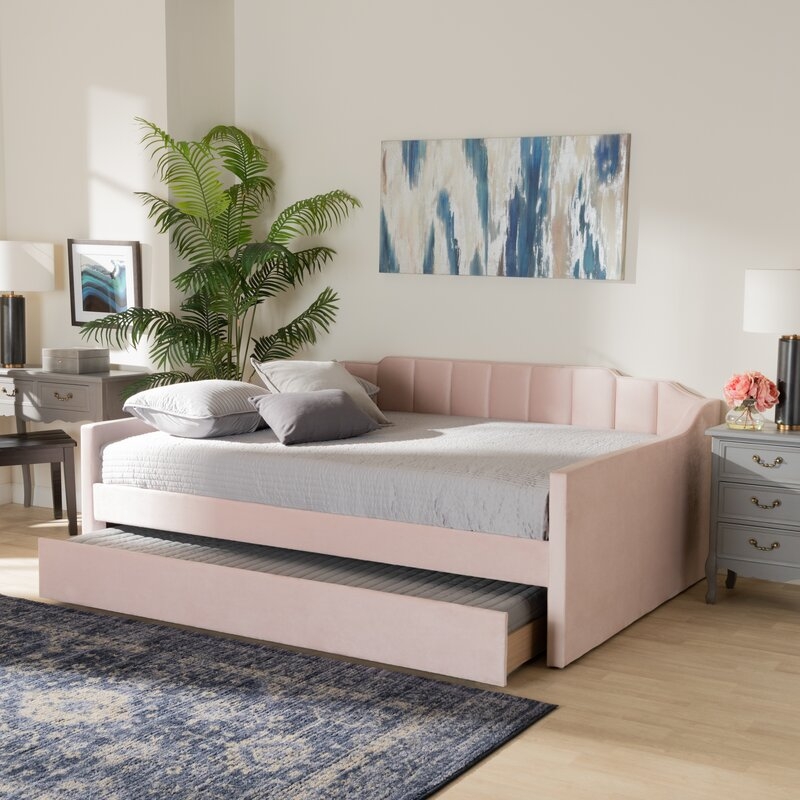 Ailish Upholstered Daybed with Trundle - Image 0