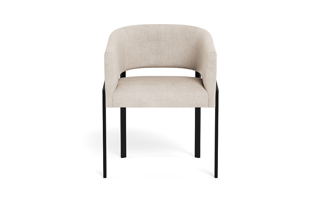 Mina Metal Framed Upholstered Chair - Image 1