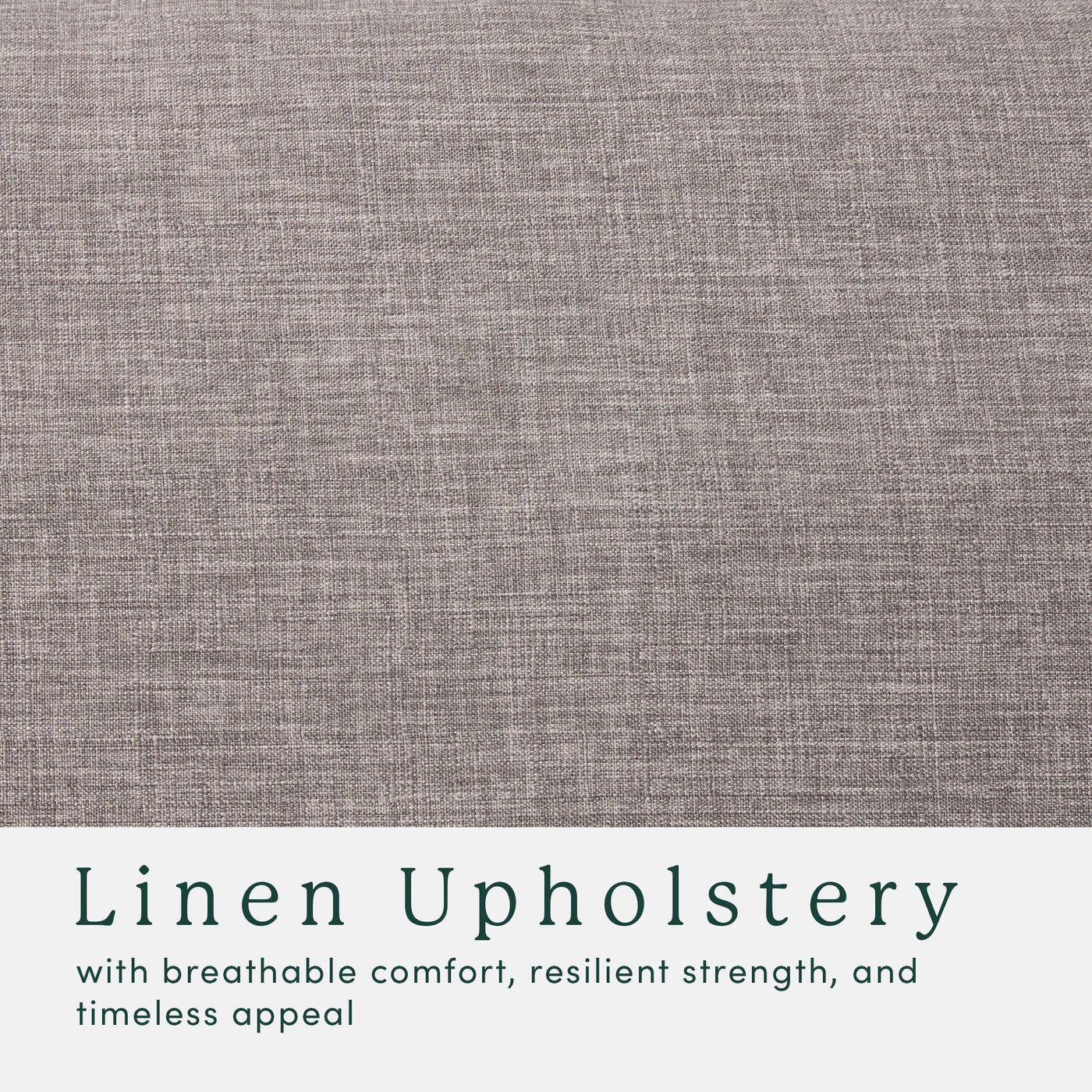 Nash Modern Farmhouse Easy Assembly Linen Swivel Accent Chair - Image 1