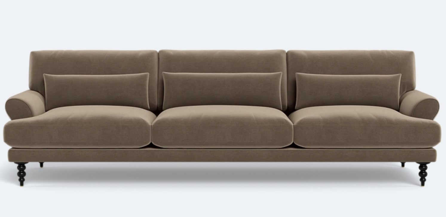 Maxwell Tall Fabric 3-Seat Sofa by Apartment Therapy - Image 0