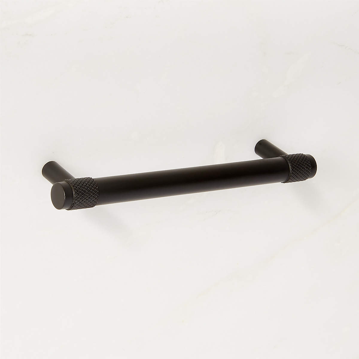 Curveaux Curved Black Cabinet Handle 8'' - Image 1
