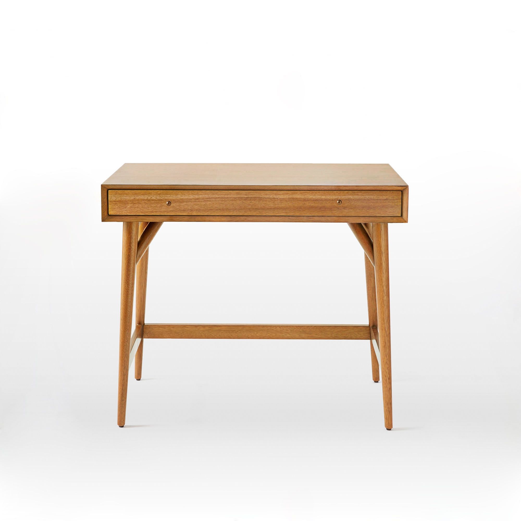 Mid Century Mini Desk, Acorn - Image 0