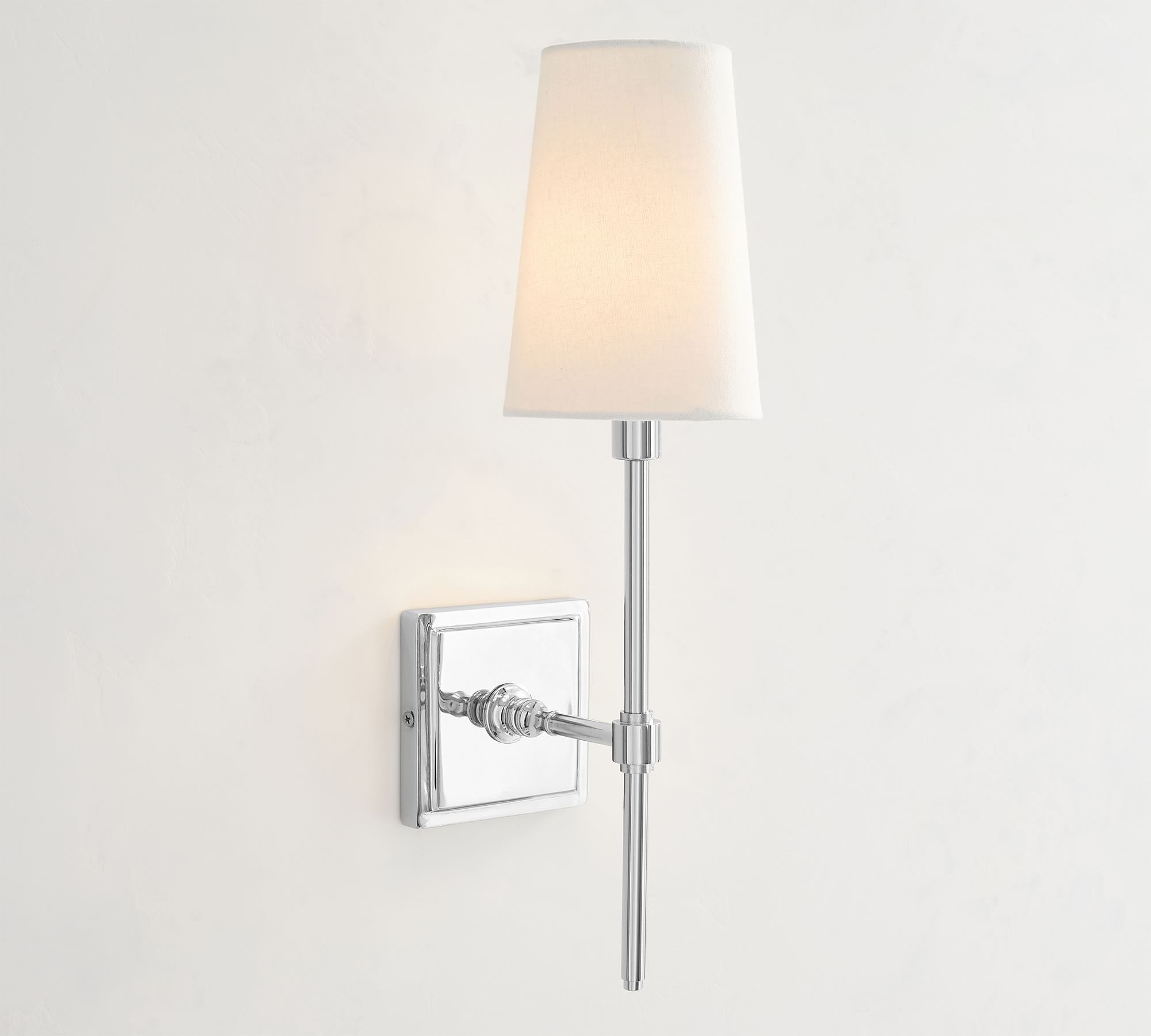 Pearson Shade Sconce, Chrome - Image 0