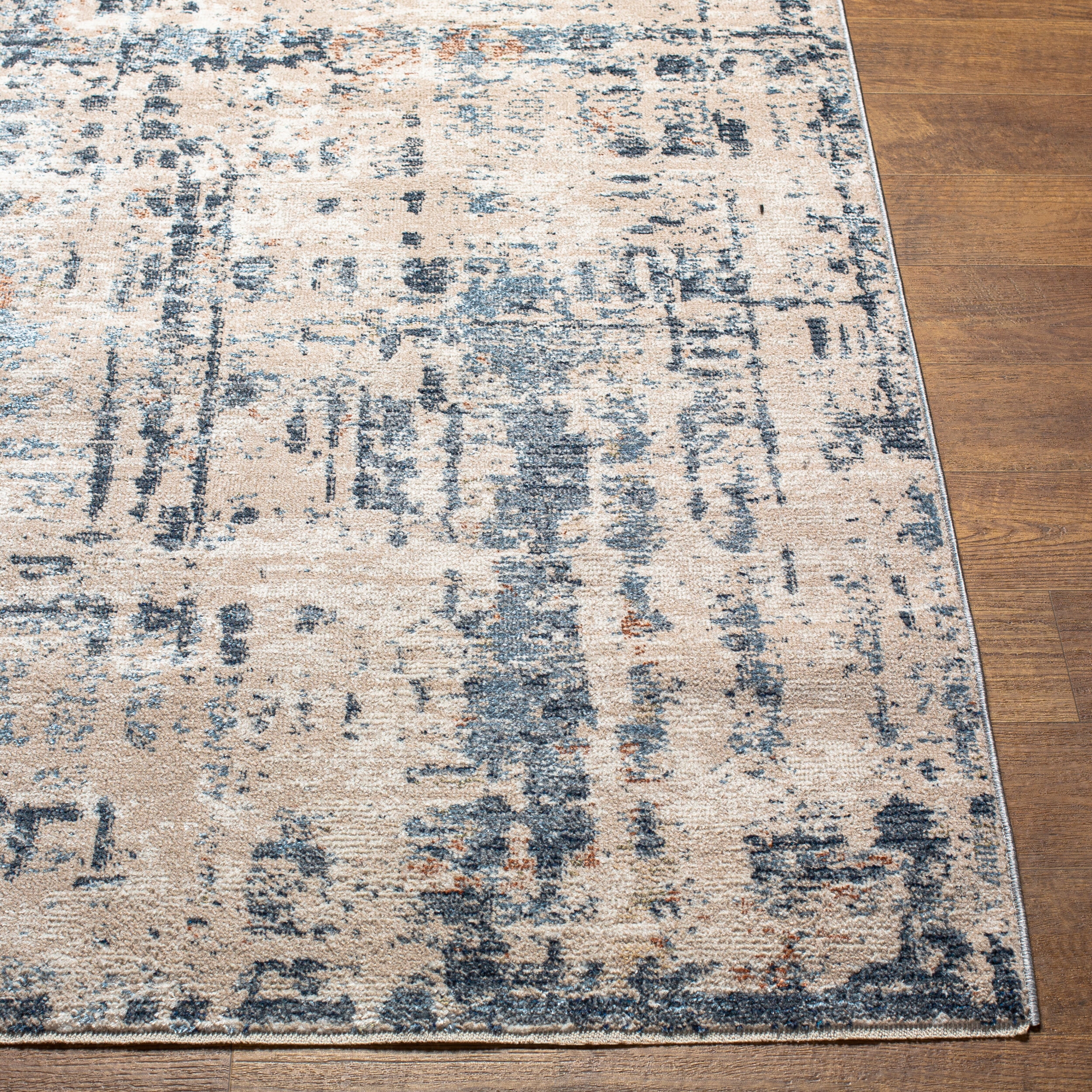 Amore Beige Indoor 7'10" x 7'10" Machine Woven Rug - Image 2