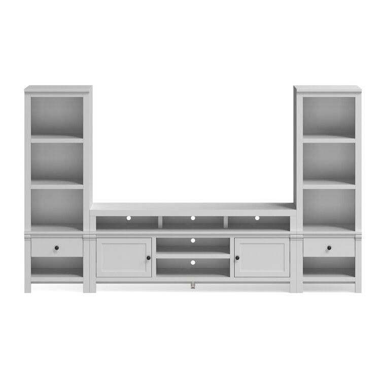 Leota Solid Wood Entertainment Center for TVs up to 75" - Image 1