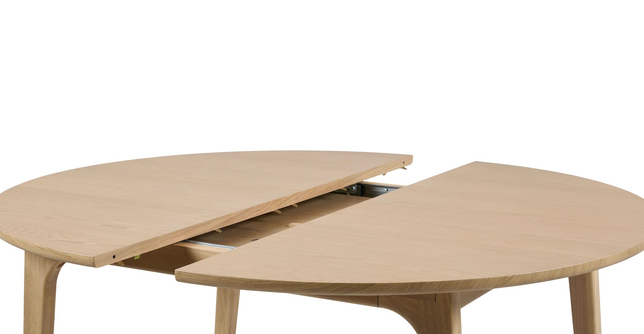 Plumas 55" - 74.75" Extendable Dining Table - White Oak - Image 4