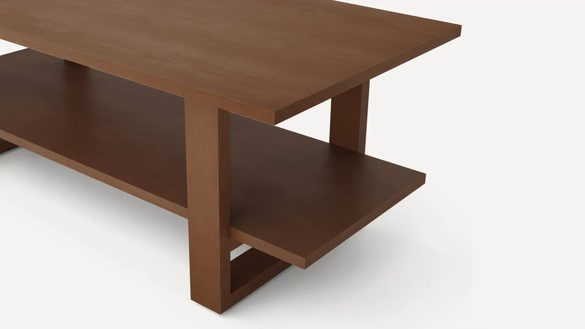 Burrow Index Coffee Table, Leg Finish: WalnutLegs - Image 3
