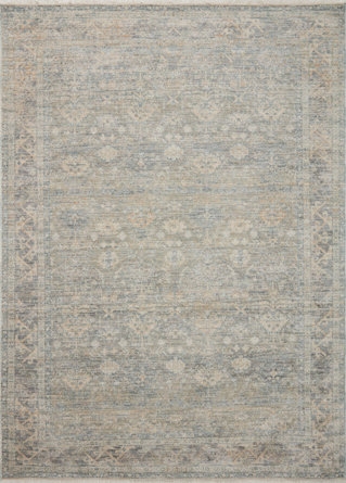 Angela Rose x Loloi Blake Sky / Beige Area Rug - 9' x 13' - Image 0