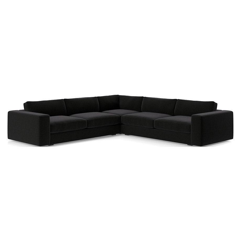 Oceanside Deep Low 3-Piece L-Shaped Sectional Sofa - Image 0
