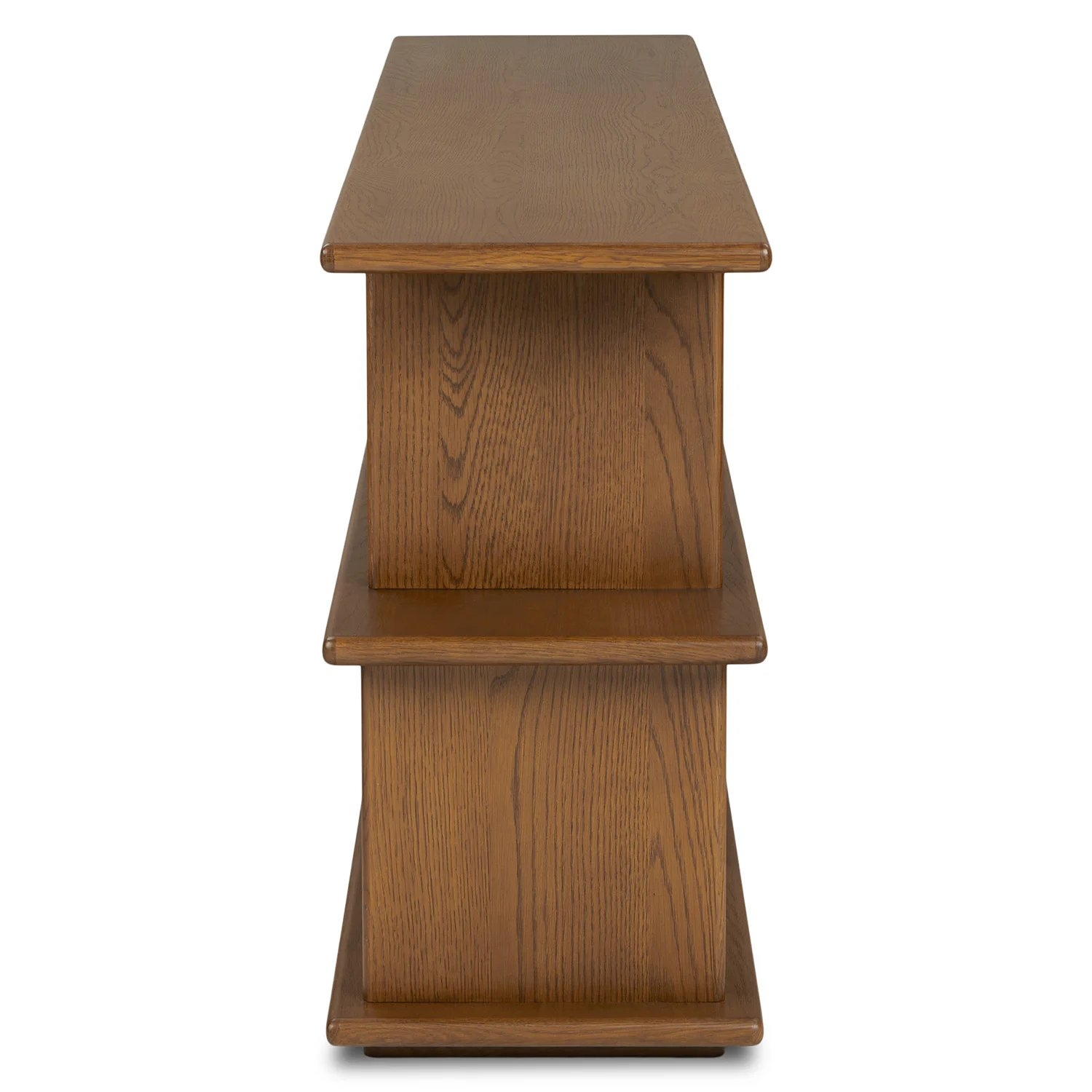 Lafora 72" Bookcase, Short - Smoked Oak - Image 2