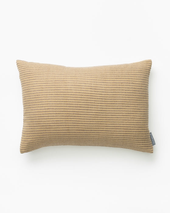 Devin Silk Stripe Pillow Cover, 14" x 20" - Image 0