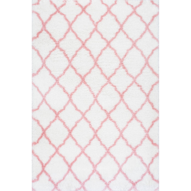 Nelda Trellis Kids Shag Area Rug - Image 5