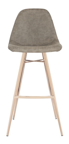 Mathison Bar Stool - Taupe/Copper - Arlo Home - Image 0