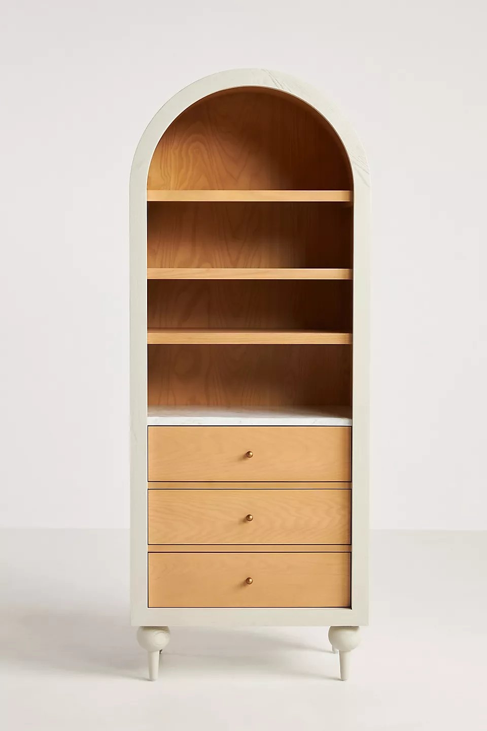 The Fern Marble Top Bookcase - Image 2