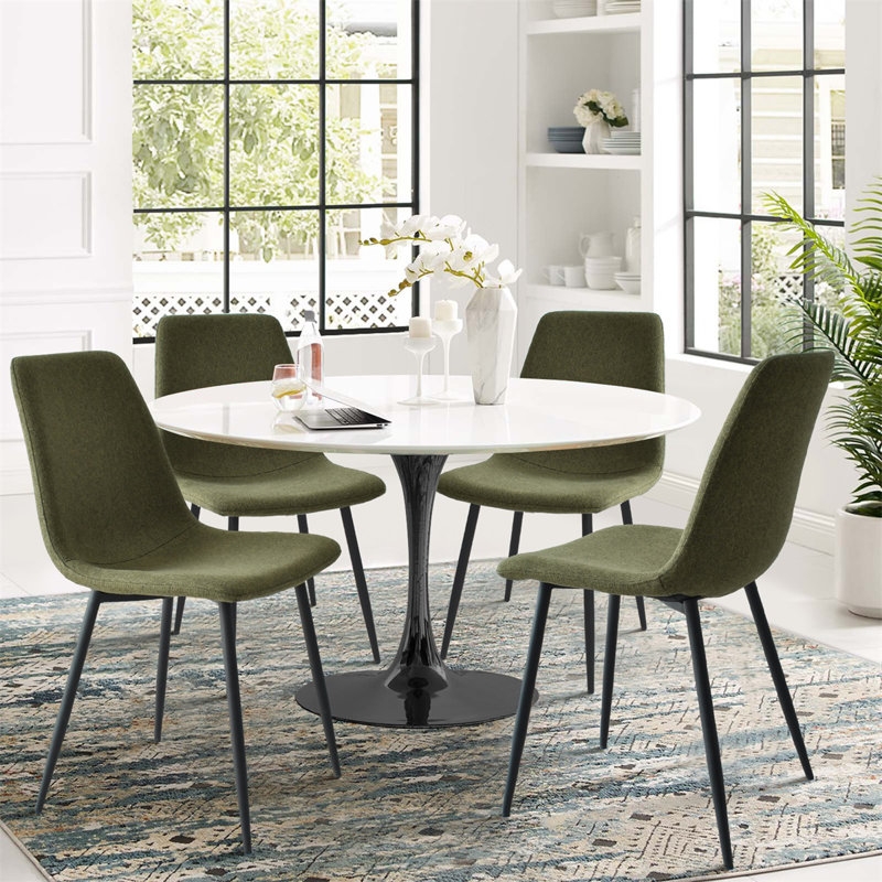 Tapscott Fabric Upholstered Dining Chair (Set of 4) - Image 2