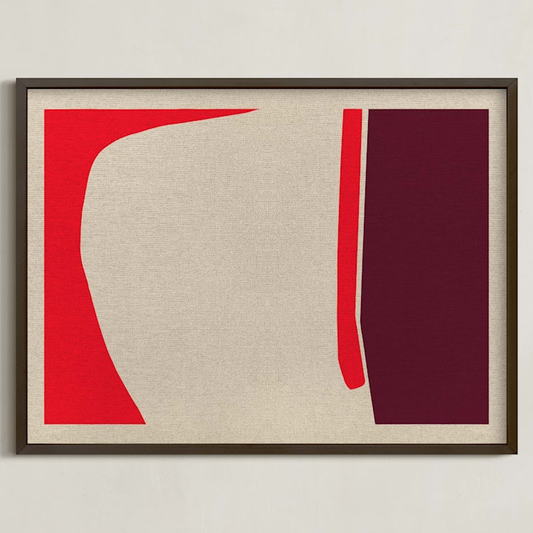 A-walk around the block, 54" x 40", Matte Black, Standard - Image 0