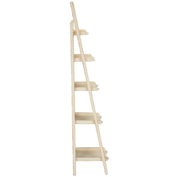 Asher Leaning 5 Tier Etagere - Vintage Cream - Arlo Home - Image 9