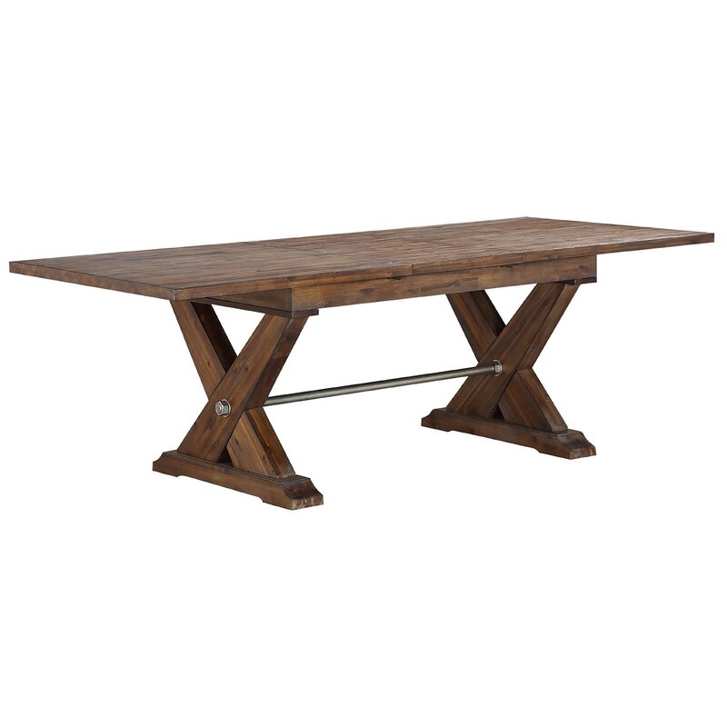 Polito Butterfly Leaf Trestle Dining Table - Image 0