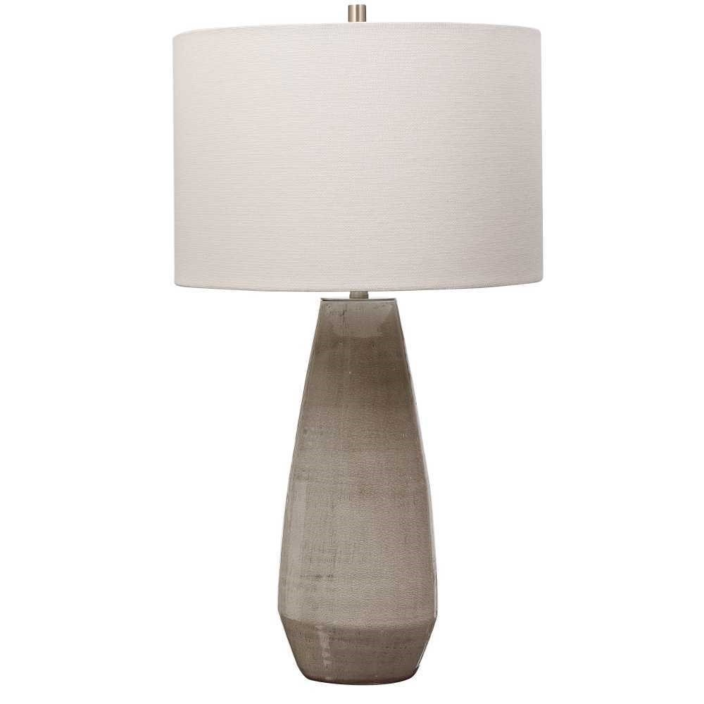 Volterra Taupe-Gray Table Lamp - Image 0