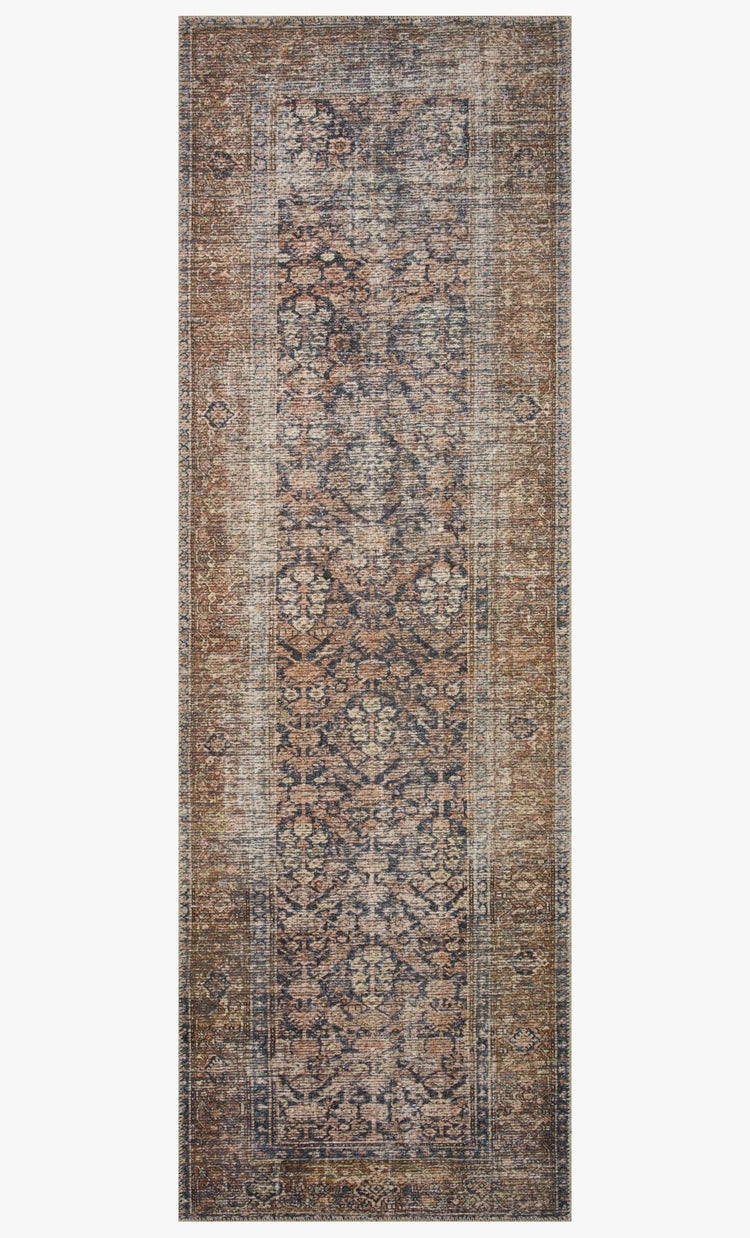 BILLIE BIL-01 INK / SALMON 2'-6" x 12'-0" - Image 0