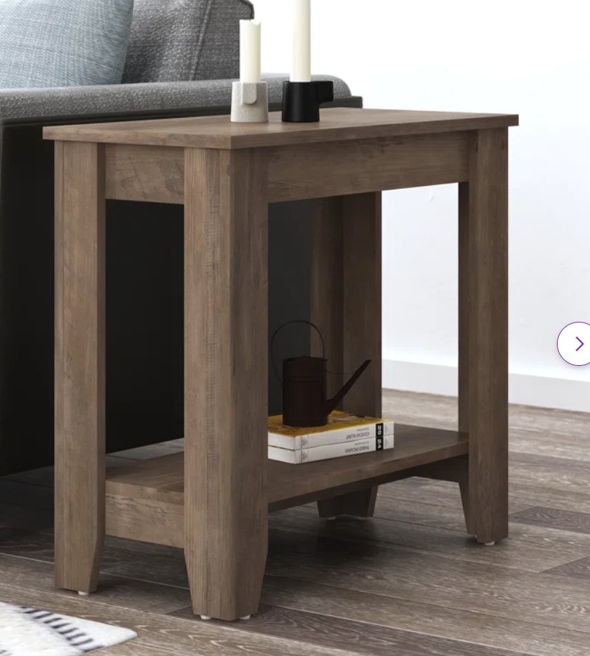 Weddel Basilico End Table with Storage - Image 0