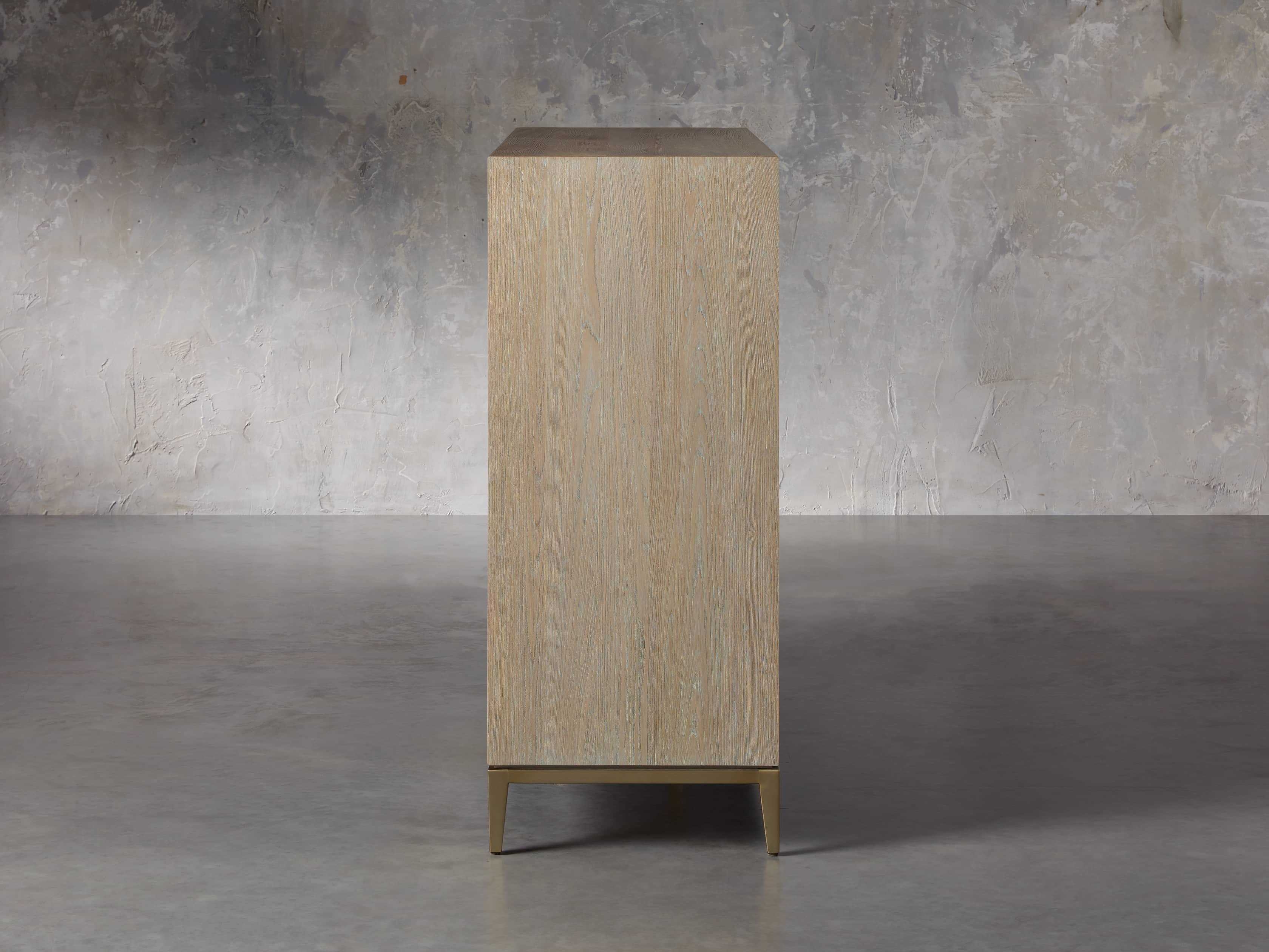 Malone Eleven-Drawer Dresser in Shagreen Natural  Bone - Image 5