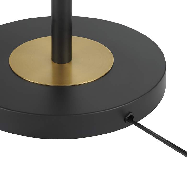 360 Lighting Rayna 61 1/2" High Black and Gold Downbridge Floor Lamp - Image 2